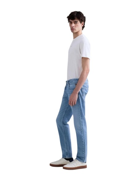 Replay Jeans Homme Bleu 100% Coton – Style Intemporel