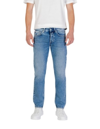 Replay Jeans Homme Bleu Azur Effet Usé – Style Casual
