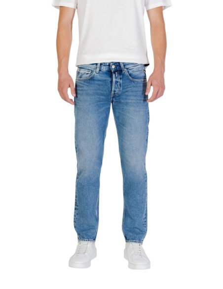 Replay Jeans Homme Bleu Azur Effet Usé – Style Casual