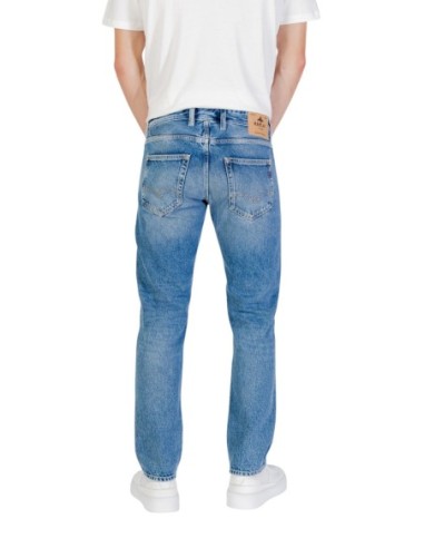 Replay Jeans Homme Bleu Azur Effet Usé – Style Casual