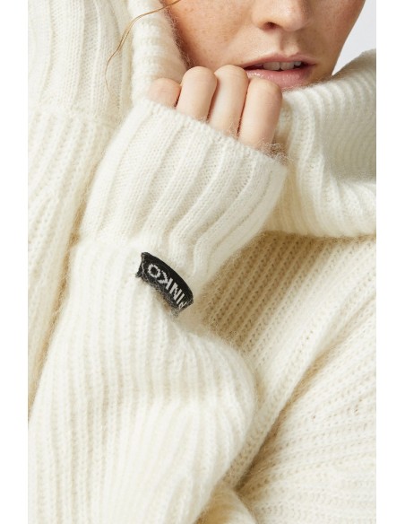Pinko Pull Femme Blanc – Doux & Élégant