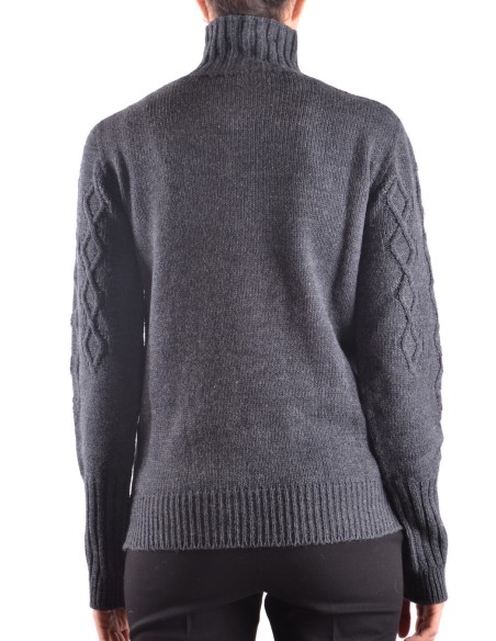 Pinko Pull Femme Gris Col Montant – Moderne & Chaud