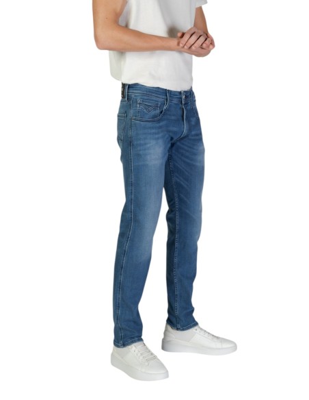 Replay Jeans Homme Bleu Effet Usé – Style Casual