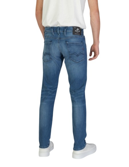 Replay Jeans Homme Bleu Effet Usé – Style Casual