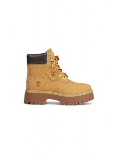 Timberland Bottines Femme Beige en Cuir – Style et Confort