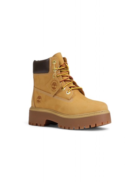 Timberland Bottines Femme Beige en Cuir – Style et Confort