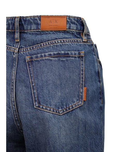 Jeans droit Armani Exchange bleu femme – Style classique