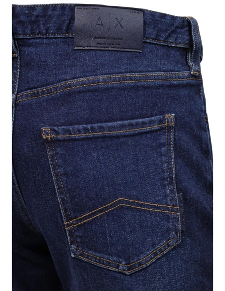 Jeans stretch Armani Exchange bleu homme – Élégance décontractée