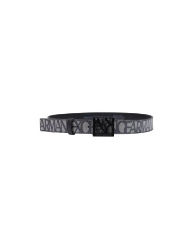 Ceinture imprimée Armani Exchange gris femme – Style graphique