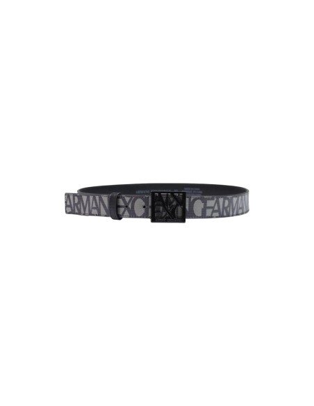 Ceinture imprimée Armani Exchange gris femme – Style graphique