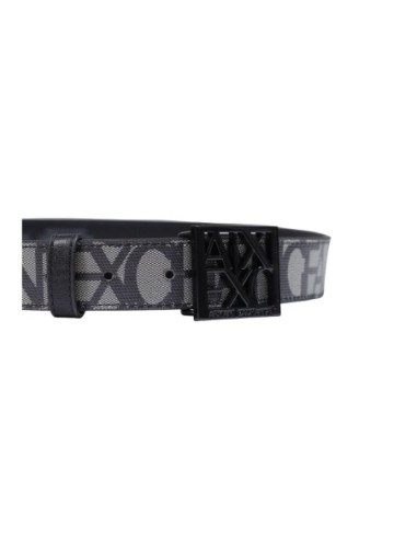 Ceinture imprimée Armani Exchange gris femme – Style graphique