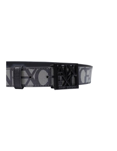 Ceinture imprimée Armani Exchange gris femme – Style graphique