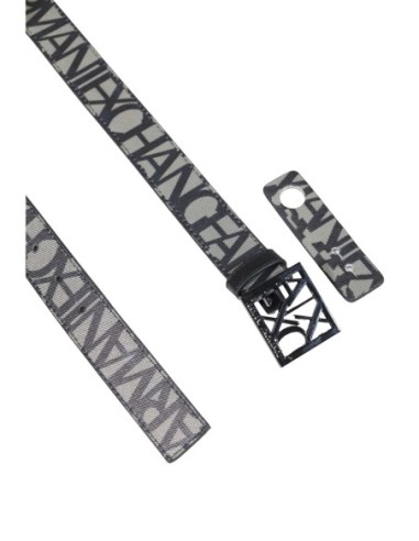 Ceinture imprimée Armani Exchange gris femme – Style graphique