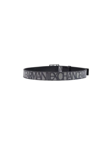 Ceinture imprimée Armani Exchange gris femme – Style graphique