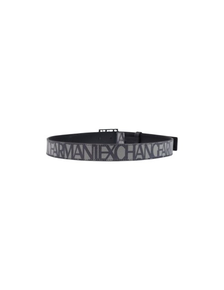 Ceinture imprimée Armani Exchange gris femme – Style graphique