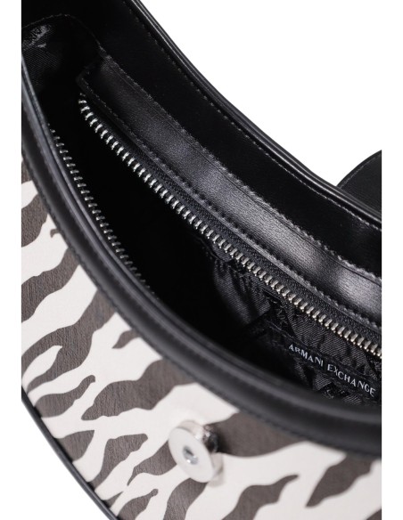 Sac bandoulière noir femme Armani Exchange imprimé