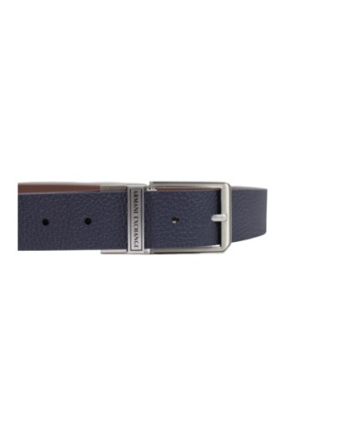 Ceinture cuir Armani Exchange bleu homme – Style affirmé