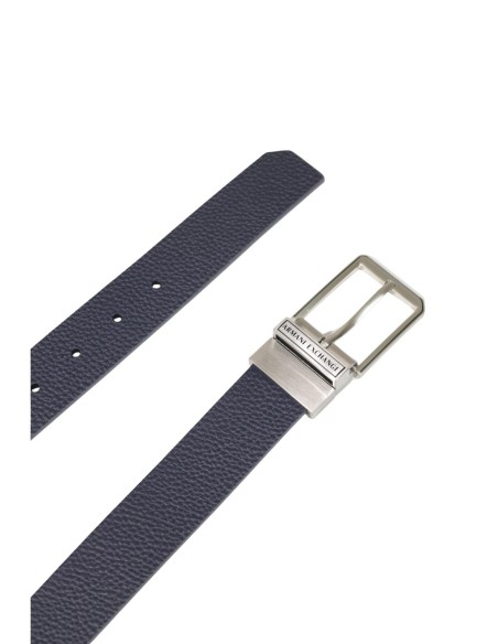 Ceinture cuir Armani Exchange bleu homme – Style affirmé