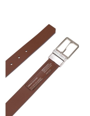 Ceinture cuir Armani Exchange bleu homme – Style affirmé