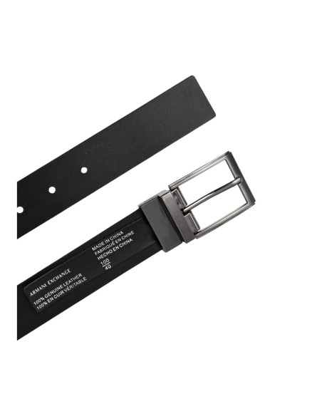 Ceinture cuir Armani Exchange noir homme – Style affirmé