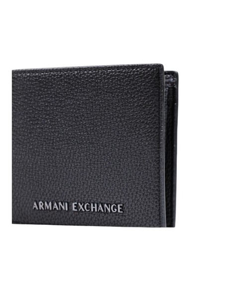 Portefeuille Armani Exchange noir homme – Élégance & praticité