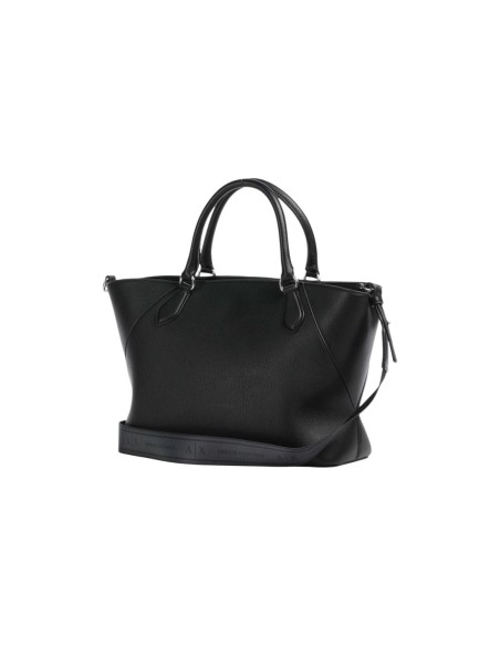 Grand sac bandoulière noir femme Armani Exchange