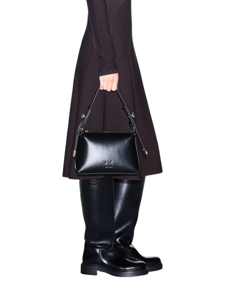 Sac Armani Exchange noir femme – Format compact