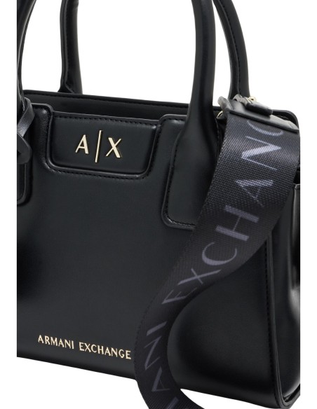 Sac noir compact femme Armani Exchange