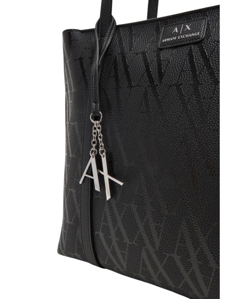 Sac Armani Exchange noir femme – Design asymétrique