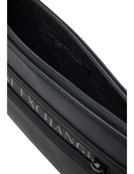 Sac bandoulière noir homme Armani Exchange compact