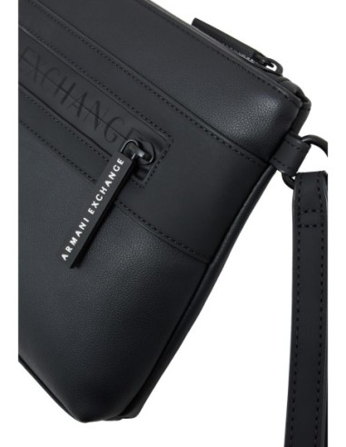 Sac bandoulière noir homme Armani Exchange compact