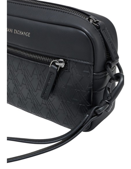 Sac compact Armani Exchange noir homme – Style fonctionnel