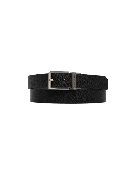 Ceinture cuir Armani Exchange noir homme – Finition soignée