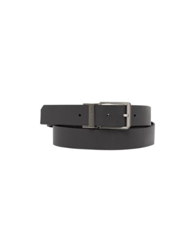 Ceinture cuir Armani Exchange noir homme – Finition soignée