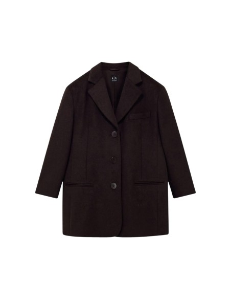 Veste marron femme Armani Exchange laine