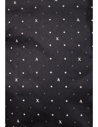 Chemise géométrique Armani Exchange bleu homme – Élégance moderne