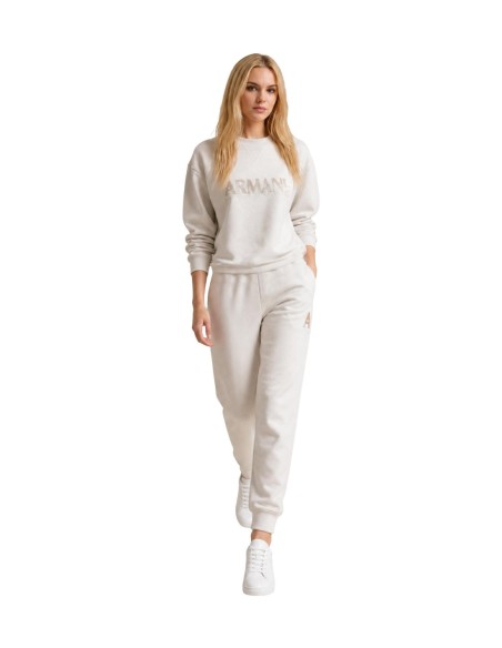 Pantalon beige femme Armani Exchange coupe moderne