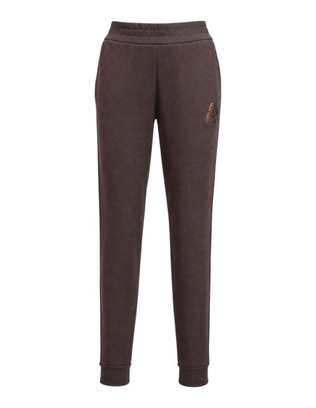 Pantalon marron femme Armani Exchange coupe moderne