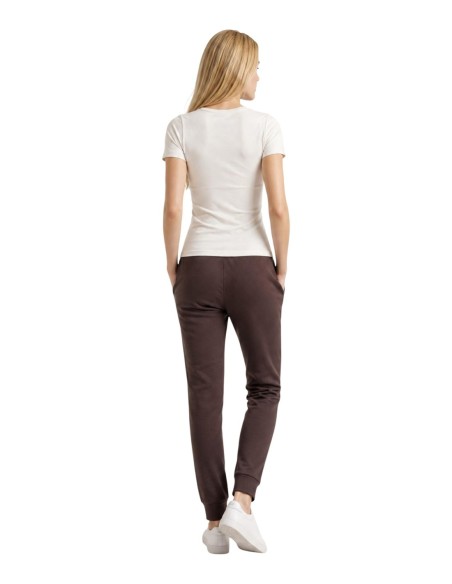 Pantalon marron femme Armani Exchange coupe moderne