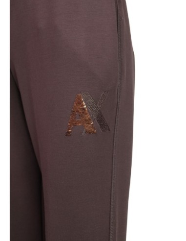Pantalon marron femme Armani Exchange coupe moderne