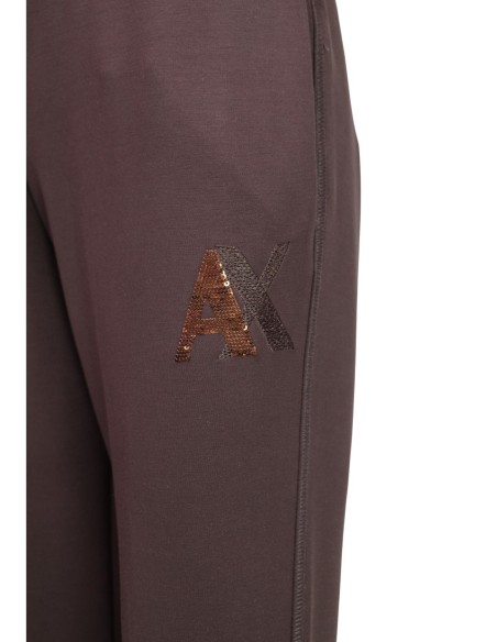 Pantalon marron femme Armani Exchange coupe moderne
