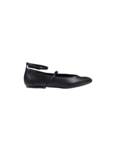 Sandales basses noires femme Armani Exchange cuir
