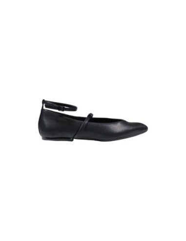 Sandales basses noires femme Armani Exchange cuir