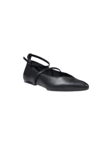 Sandales basses noires femme Armani Exchange cuir