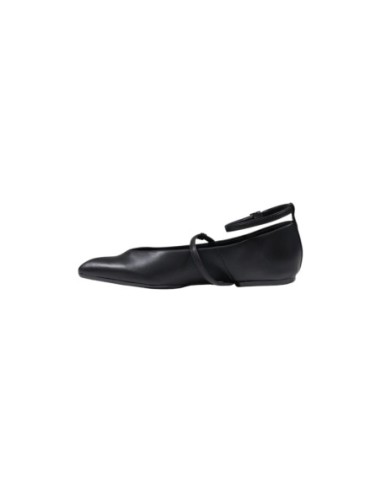 Sandales basses noires femme Armani Exchange cuir