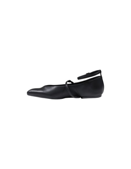 Sandales basses noires femme Armani Exchange cuir