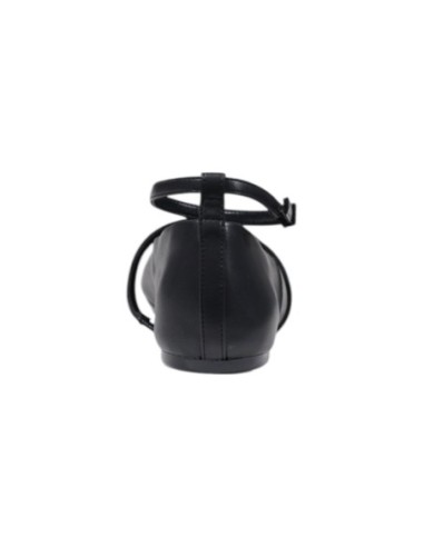 Sandales basses noires femme Armani Exchange cuir