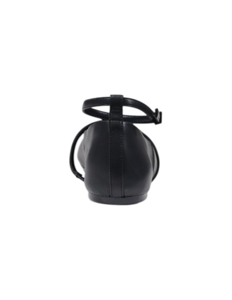 Sandales basses noires femme Armani Exchange cuir
