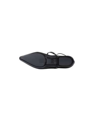 Sandales basses noires femme Armani Exchange cuir