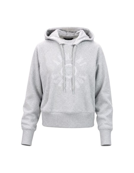 Sweat gris femme Armani Exchange capuche